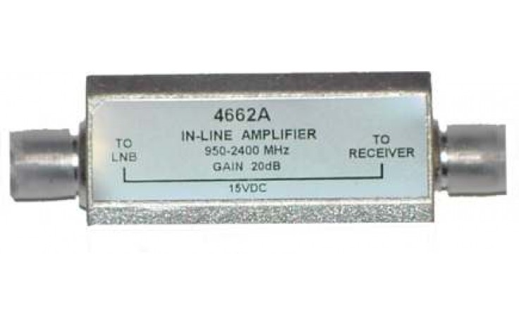 ClearView 20dB Line Amplifier 40-2000MHz with slope.