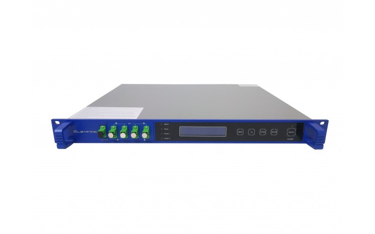 ClearView EDFA1550-4H 4 Port RF Optical Amplifier 15.5dBm per port output level