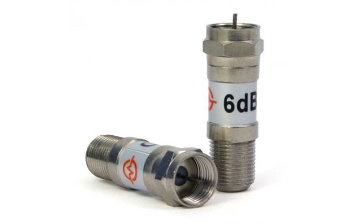 SatKing 6 dB F Type Attenuator