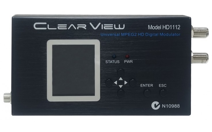 ClearView HD1112U Universal MPEG2 Single HD DVBT Modulator
