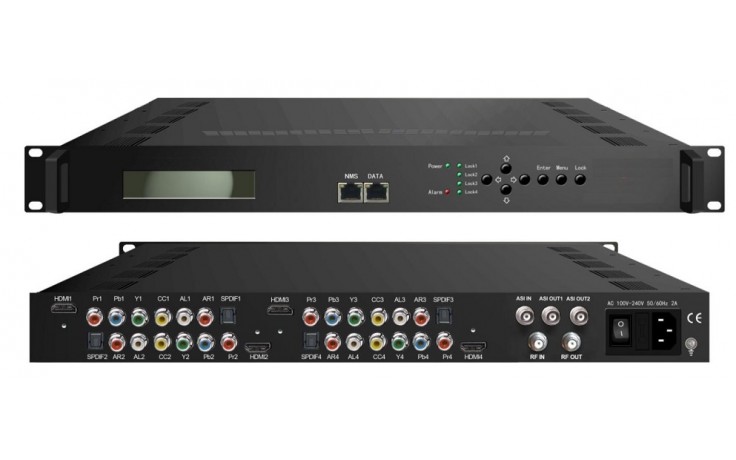 ClearView HD4102 Quad HD Mpeg2/4 Modulator