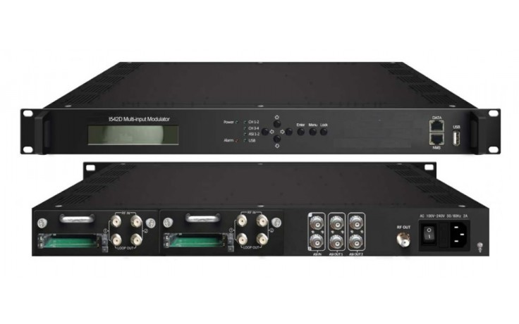 ClearView KR3542D  Multi-input  DVBS2 to DVBT Transmodulator