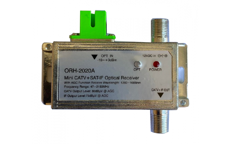 ClearView OHR2020A Wideband Optical to RF Receiver 47-2150MHz