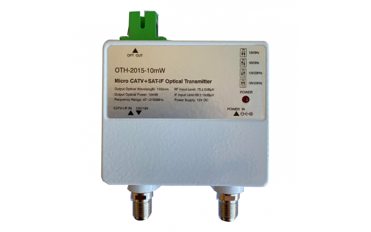 ClearView OTH2015-10mW Wideband RF to Optical Transmitter 47-2150MHz