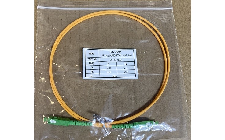 1M Optical Patch cord SC/APC -SC/APC