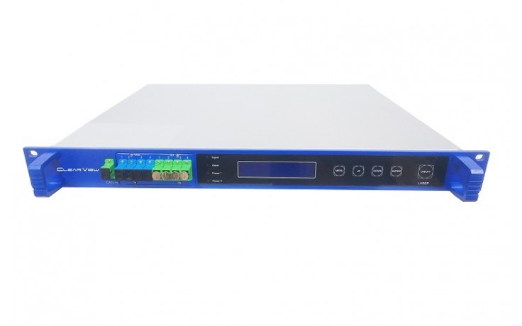 ClearView EDFAWDM-4H  4 Port OLT XPON/XGS-PON & 1550nm CATV combiner amplifier