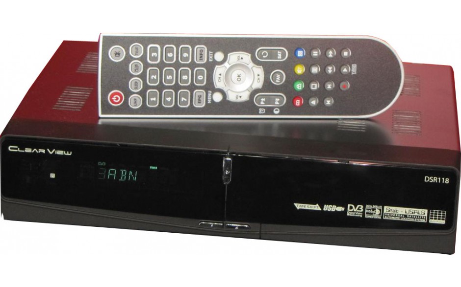 ClearView DSR118 Digital FTA Satellite Receiver MPEG2 and PVR  