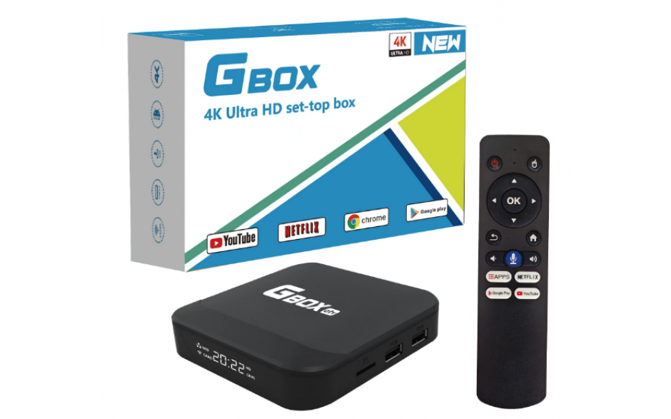 G Box 4K Android 12 Box 16/2 Memory