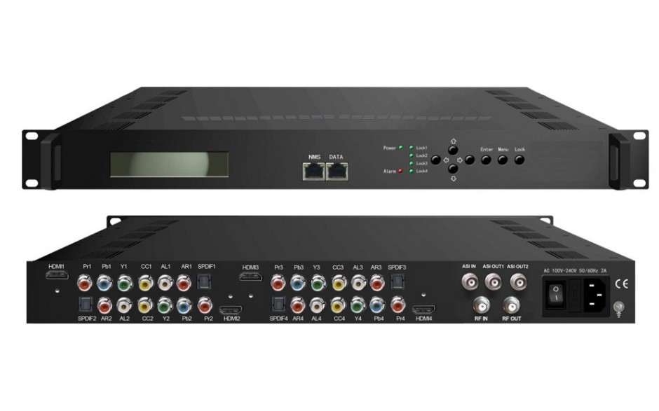 ClearView HD4102 Quad HD Mpeg2/4 Modulator