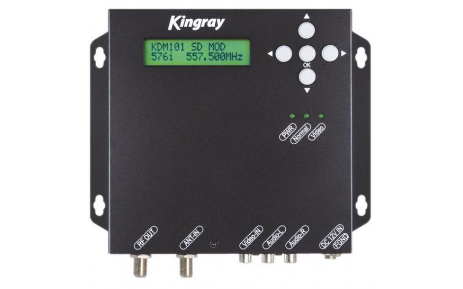 Kingray KDM101 SD MPEG2 Digital Modulator with CVBS in