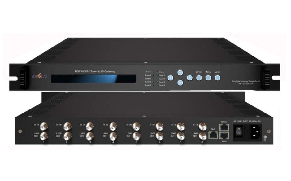 ClearView KR3805A 8 x DVBS2 to IP gateway