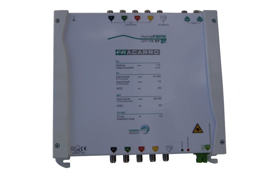 Fracarro Satellite & Terrestrial Fibre Transmitter