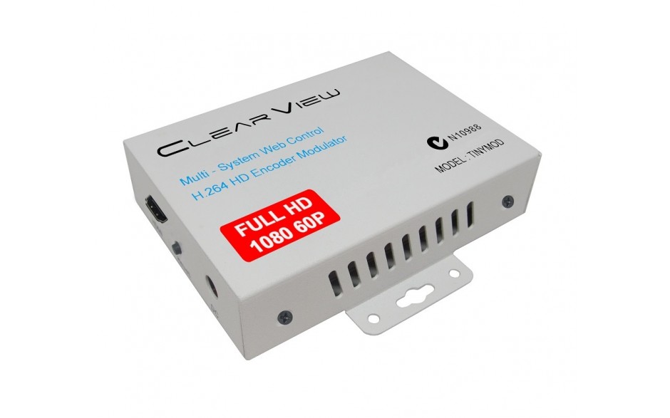 ClearView TINYMOD Multi-System MPEG4 HD Digital Modulator 22MB/sec, 1080 60p