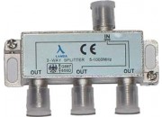 ClearView 3 Way F connector splitter 5-1000MHz