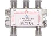 ClearView 4 Way F connector splitter 5-2250MHz
