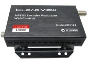 ClearView HD1122 MPEG2 Single HD DVBT Modulator Web GUI Control