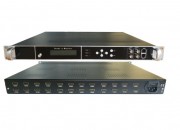 HD244-16  16 x HDMI Input, HD MPEG4 modulator with 8 x DVBT carriers out, and IP in and out.