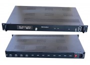 HD4001 4 x HDMI Input, HD MPEG4 modulator with 4 x DVBT carriers out, and IP out.