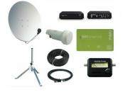 SatKing 80 cm portable VAST Dish Kit with UEC VAST receiver