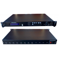 HD244-8  8 x HDMI Input, HD MPEG4 modulator with 4 x DVBT carriers out, and IP in and out.